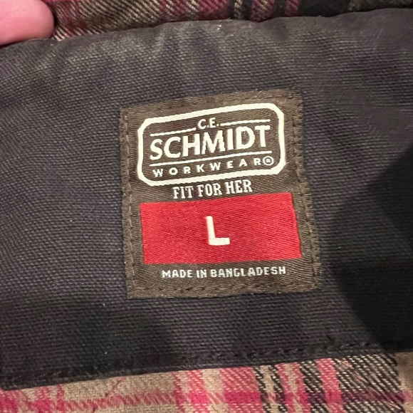 Schmidt Women’s Canvas/flannel coat L - Picture 2 of 3